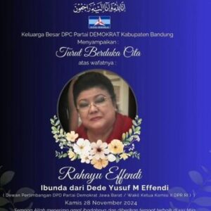 BERITA DUKA CITA: IBUNDA DEDE YUSUF, RAHAYU EFFENDI MENINGGAL DUNIA