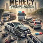 Pengendara Mercy di Surabaya Jadi Tersangka Tabrak 6 Ran