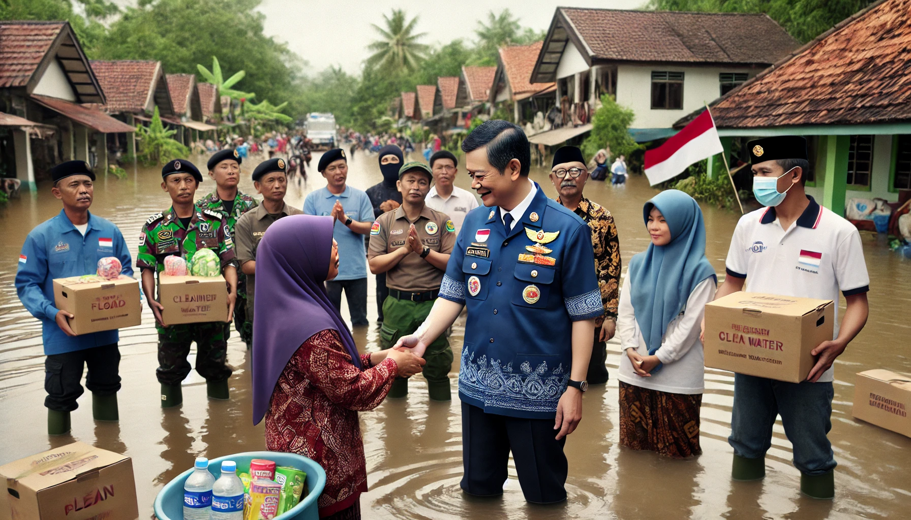 GusIpul Kunjungi Korban Banjir Pasuruan
