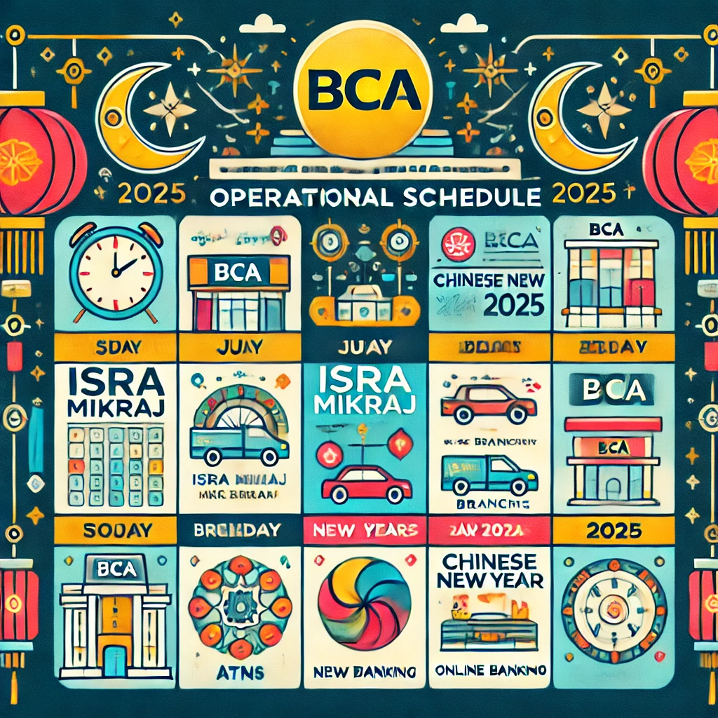 Simak Jadwal Operasional BCA di Libur Panjang Isra Mikraj dan Imlek 2025