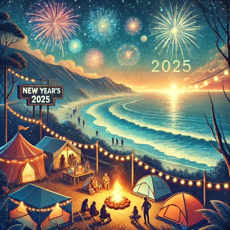 Malam Tahun Baru 2025, Wisatawan Camping di Pantai di Gunungkidul