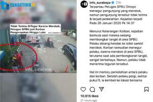 Viral Pengeroyokan Petugas SPBU di Surabaya