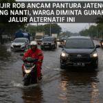 Banjir Rob Ancam Pantura Jateng Siang Nanti, Warga Diminta Gunakan Jalur Alternatif Ini