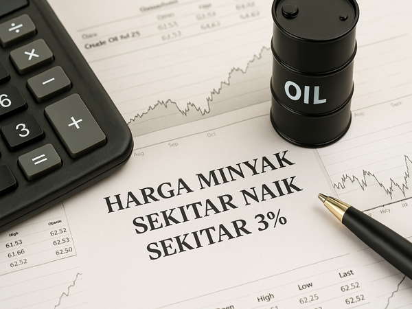 Harga Minyak Melonjak 2025 3% Karena Penurunan Sumur Migas