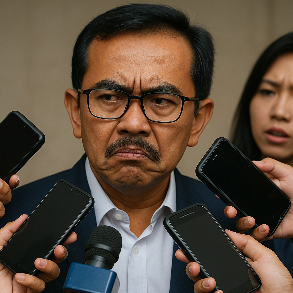 Aksi Roy Suryo Ogah Jawab Saat Diberondong Tanya soal Ijazah Jokowi